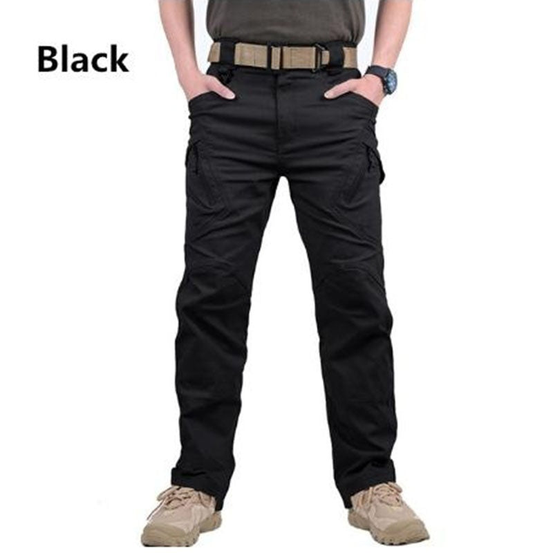 🚵♀️👖【50% Reducere🔥】【S-5XL】😍 Pantaloni outdoor pentru bărbați de mari dimensiuni, uscare rapidă, pantaloni tactici durabili cu multiple buzunare_3995124