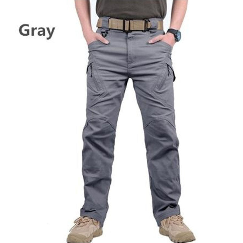 🚵♀️👖【50% Reducere🔥】【S-5XL】😍 Pantaloni outdoor pentru bărbați de mari dimensiuni, uscare rapidă, pantaloni tactici durabili cu multiple buzunare_3995124