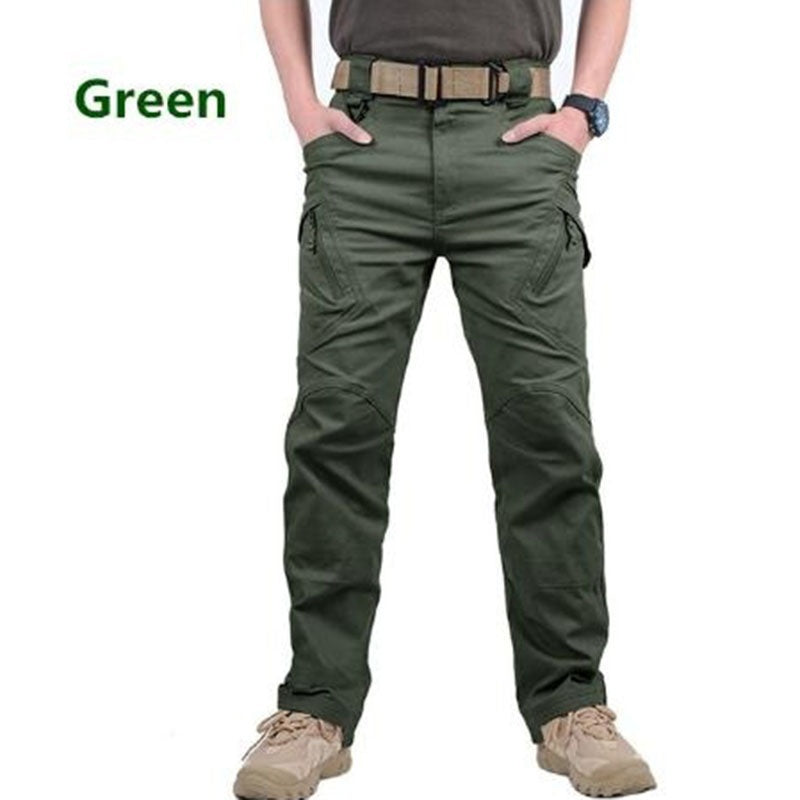 🚵♀️👖【50% Reducere🔥】【S-5XL】😍 Pantaloni outdoor pentru bărbați de mari dimensiuni, uscare rapidă, pantaloni tactici durabili cu multiple buzunare_3995124