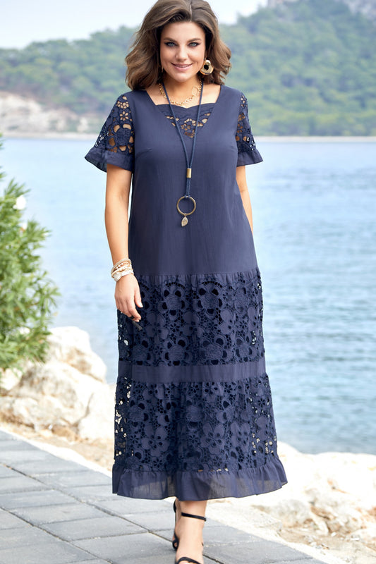 🔥✨【Produs nou de vară】【S-5XL】👗Modă nouă 2025 și rochie elegantă, retro clasică, casual și versatilă_3992698