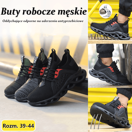 Reducere la produse noi 💥 Pantofi de lucru pentru bărbați 39-48 ✅ respirabili și rezistenți la șocuri ✅ rezistenți la perforare ✅ antiderapanți ✅ confortabili_3984732