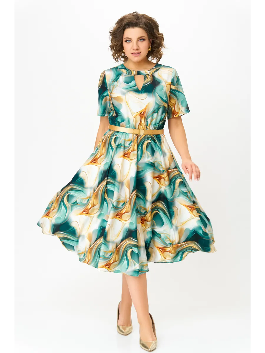 ✨👗Produse noi de vară💥【S-5XL】Rochie largi din sifon de marime mare | Confortabil și respirabil, foarte potrivit pentru vară_3978656
