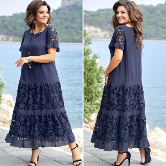 🔥✨【Produs nou de vară】【S-5XL】👗Modă nouă 2025 și rochie elegantă, retro clasică, casual și versatilă_3992698